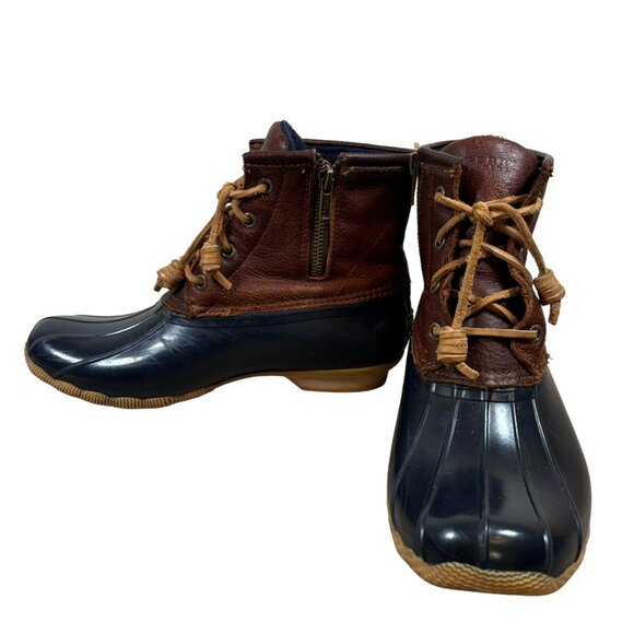 Sperry Top Sider Brown Leather Duck Boots - Picture 3 of 9
